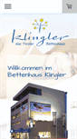Mobile Screenshot of klingler-bettenstudio.at